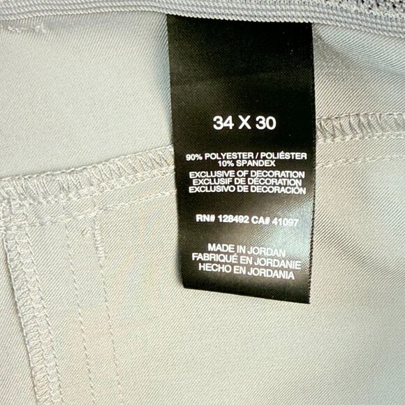 Greg Norman Golf Pants Academia Stretch Chino 34×30 Made in Jordan - Picture 8 of 14